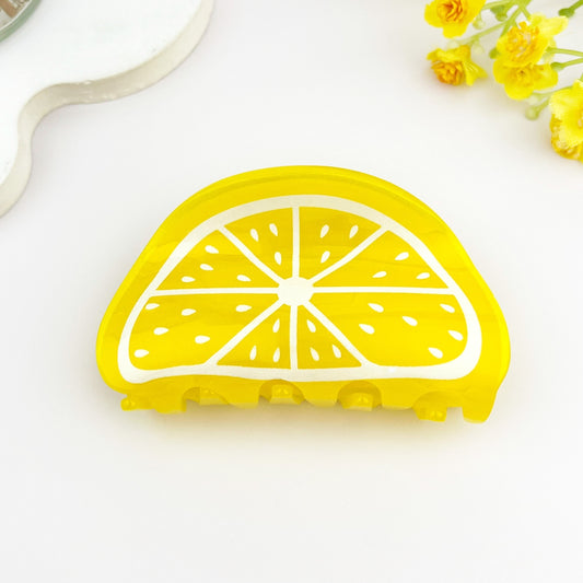 LEMON HAIR CLAW CLIP