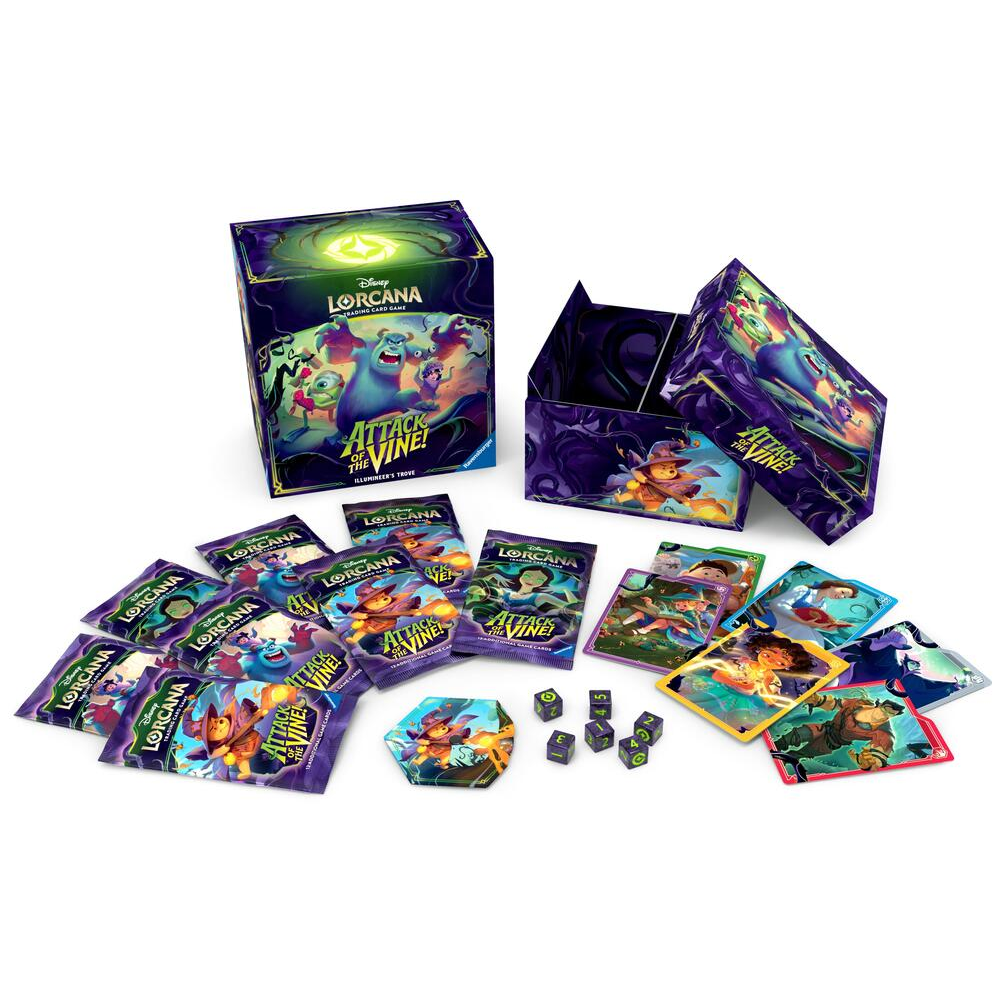 DISNEY LORCANA ATTACK OF THE VINE! ILLUMINEER'S TROVE (LIMIT 1 PER CUSTOMER)