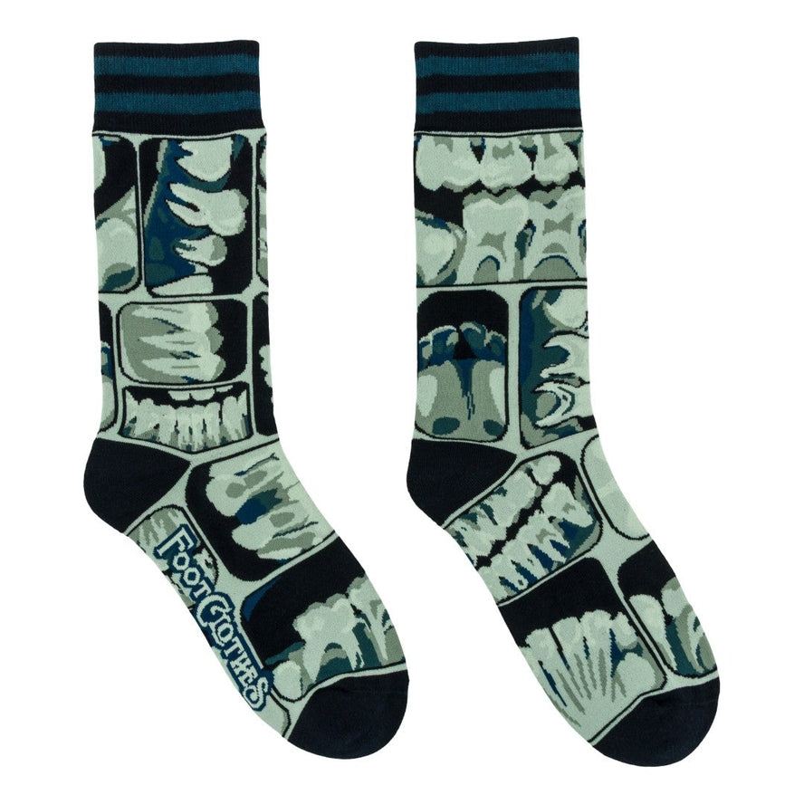 TOO COOL FOR FLOSSING CREW SOCKS BY FOOTCLOTHES