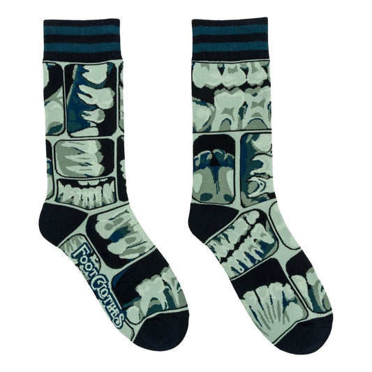 TOO COOL FOR FLOSSING CREW SOCKS BY FOOTCLOTHES