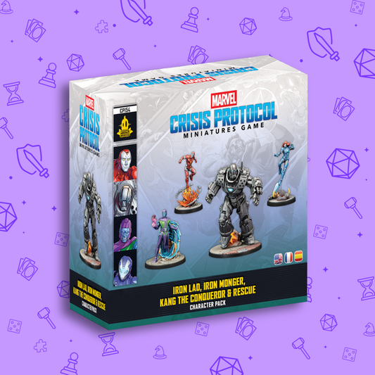 MARVEL CRISIS PROTOCOL - IRON LAD, IRON MONGER, KANG THE CONQUEROR, & RESCUE