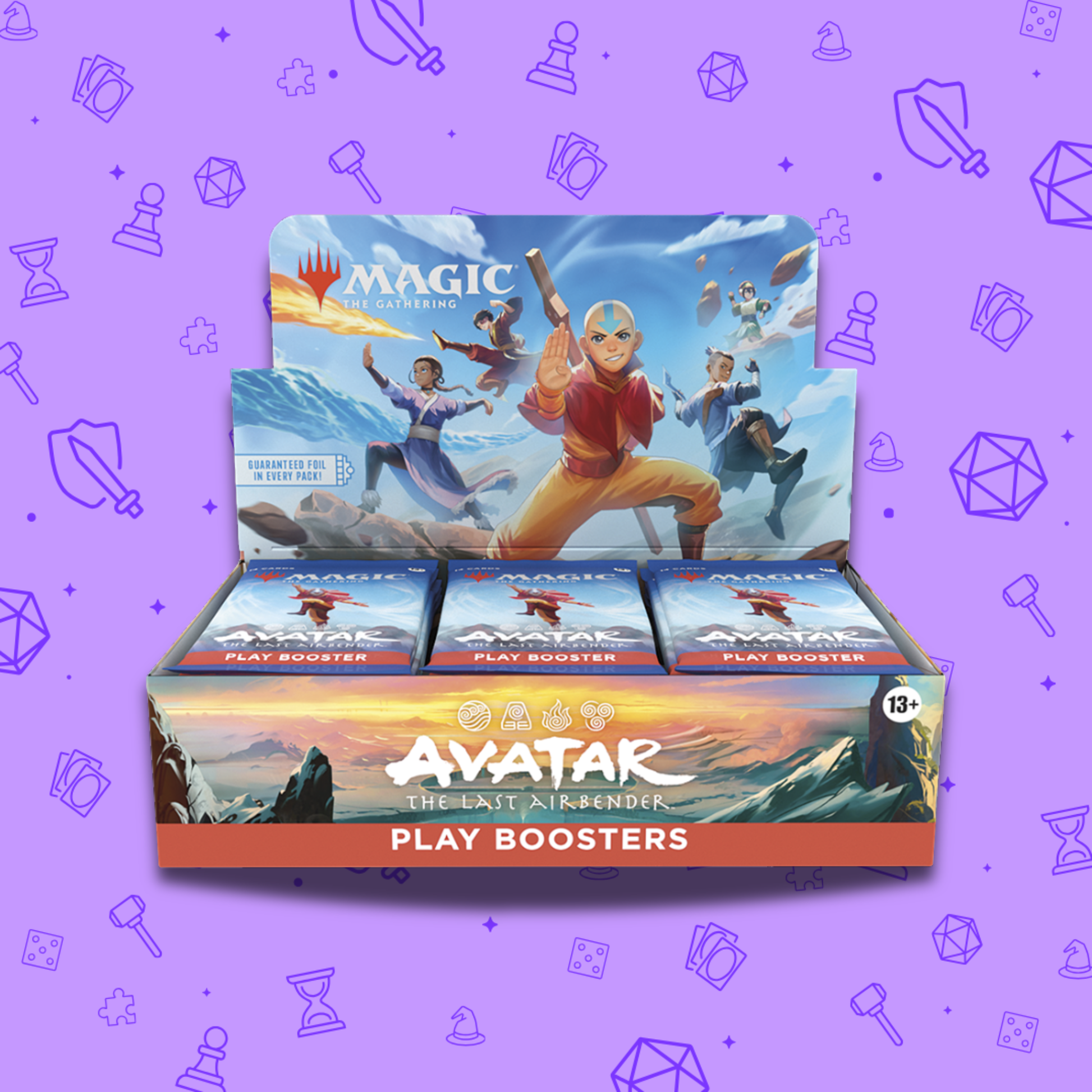 MAGIC THE GATHERING AVATAR: THE LAST AIRBENDER PLAY BOOSTER BOX Games and Stuff MAGIC THE GATHERING AVATAR: THE LAST AIRBENDER PLAY BOOSTER BOX Games and Stuff