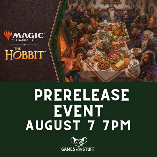 MAGIC THE GATHERING THE HOBBIT PRERELEASE FRIDAY 7PM (8/7/2026)