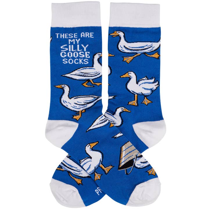 THESE ARE MY SILLY GOOSE SOCKS
