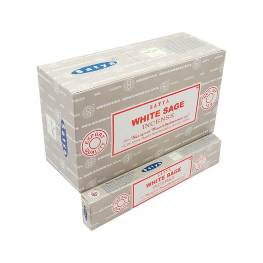 SATYA WHITE SAGE INCENSE STICKS