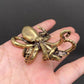 MINIATURE BRASS OCTOPUS