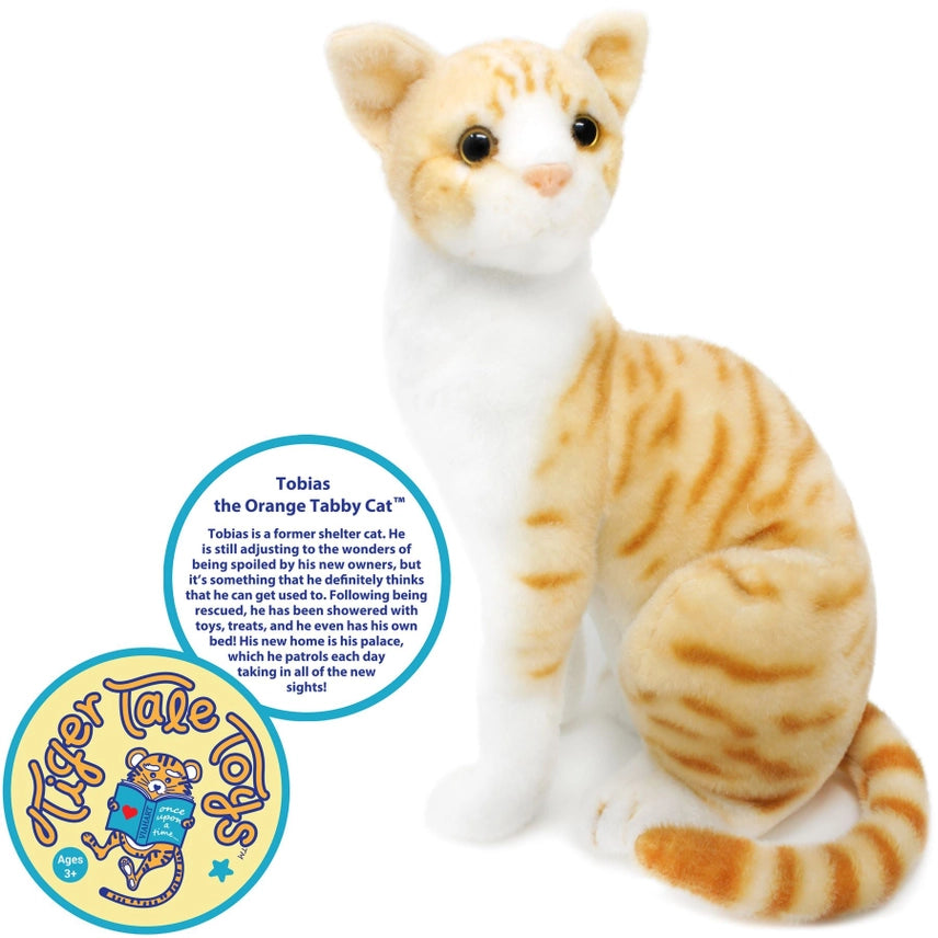 ORANGE TABBY CAT PLUSH