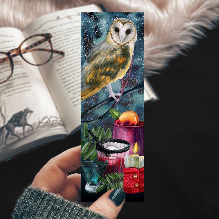 SPOOKY OWL BOOKMARK