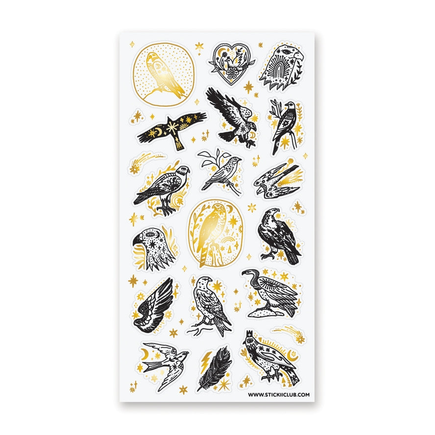 BIRDS OF PREY STICKER SHEET