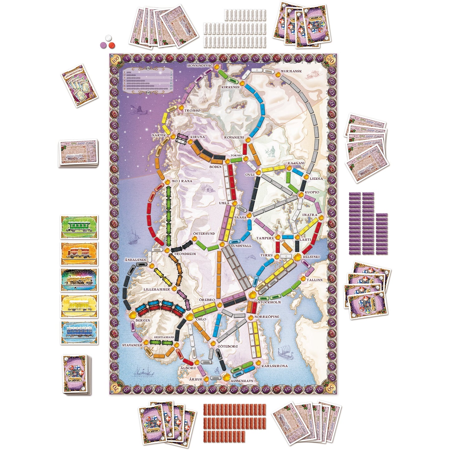 TICKET TO RIDE NORDIC COUNTRIES