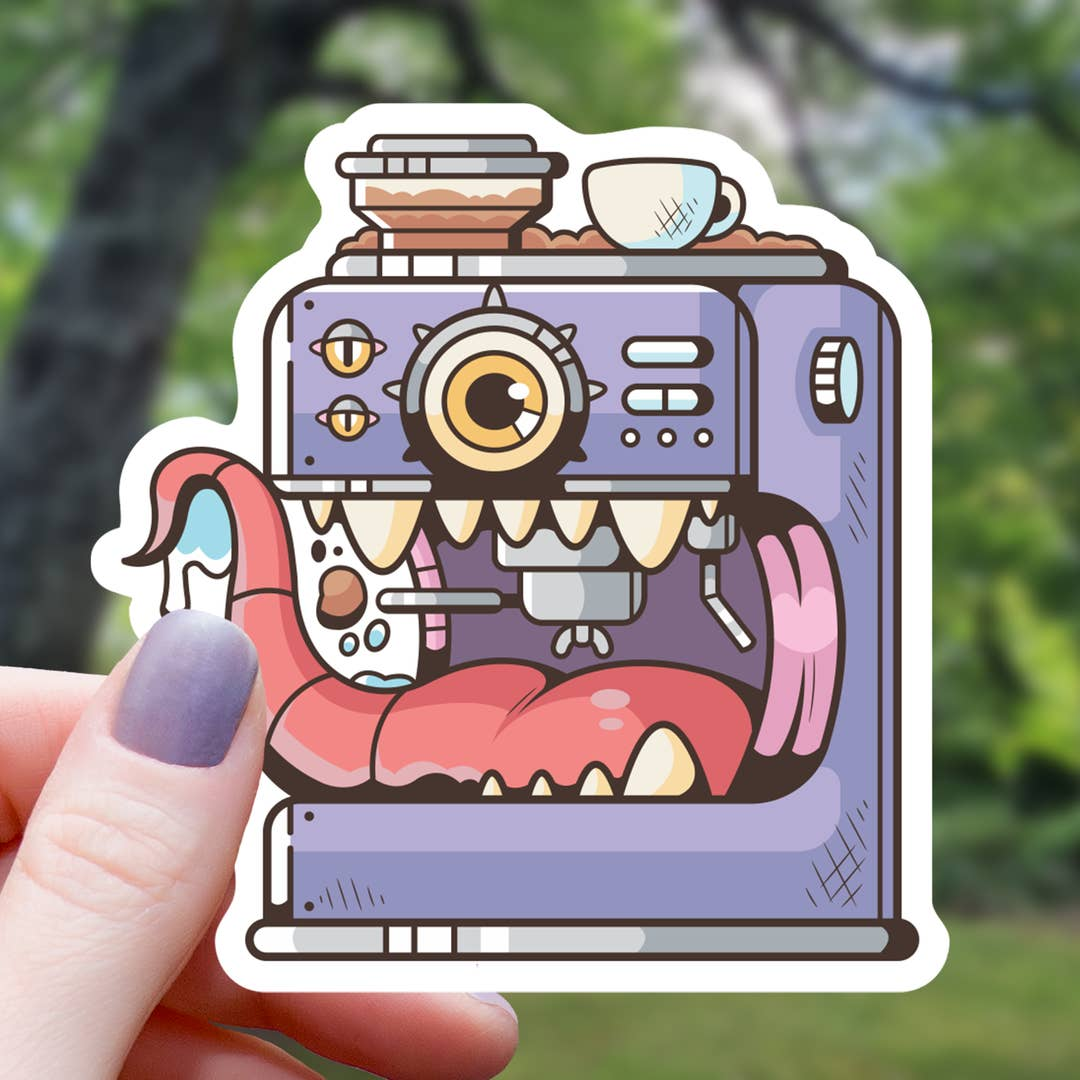 MIMICSPRESSO MONSTER STICKER