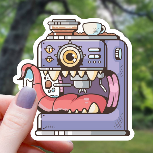 MIMICSPRESSO MONSTER STICKER