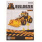 BULLDOZER 3-D WOODEN MODEL PUZZLE KIT