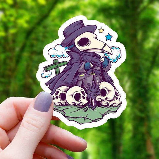 PLAGUE DOCTOR NECROMANCER STICKER