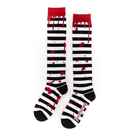 SANGUINE STRIPES KNEE HIGH SOCKS BY FOOTCLOTHING