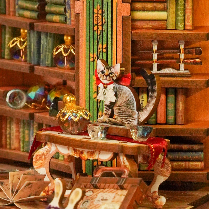 MAGICAL LIBRARY 3D PUZZLE BOOK NOOK KIT