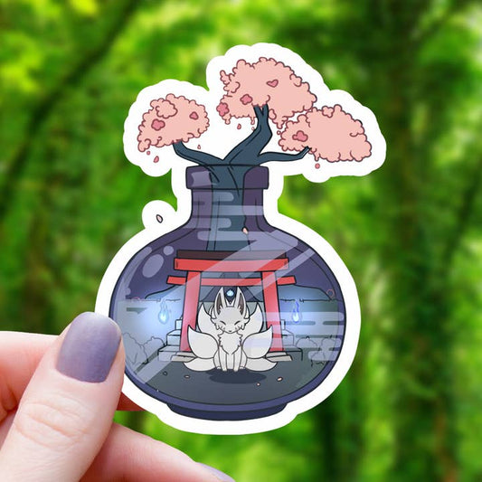 MAGICAL KITSUNE TERRARIUM STICKER