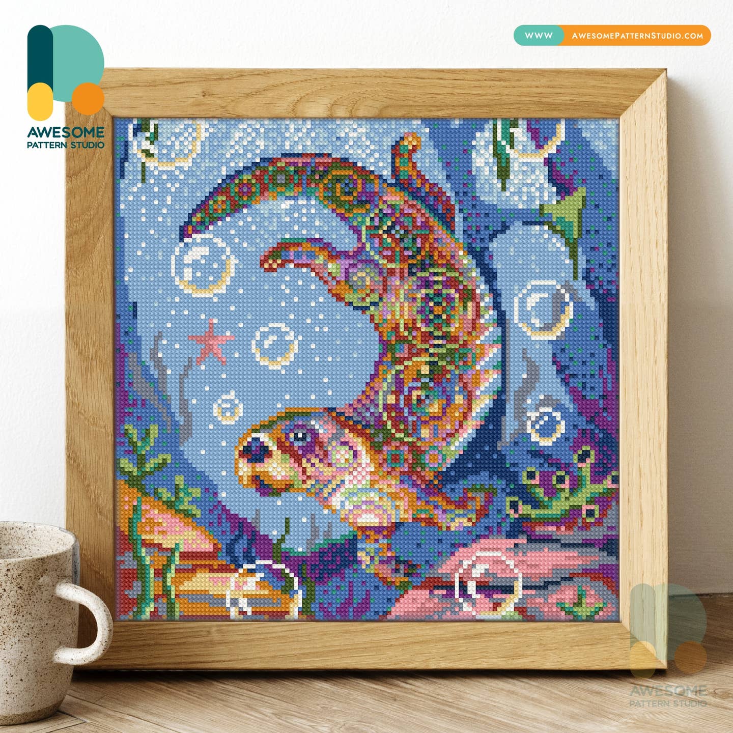 OTTER DIAMOND PAINTING KIT