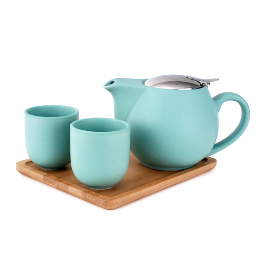 OCEAN BLUE MODERN CHINESE TEA SET