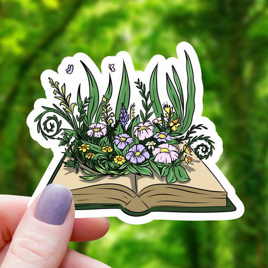 GARDEN BOOK STICKER