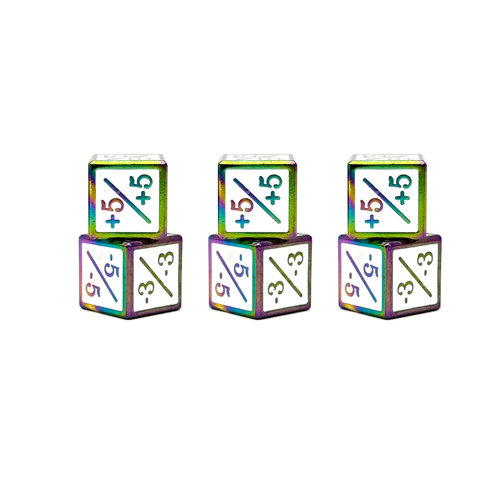 NORSE FOUNDRY +1/-1 D6 PACK WHITE