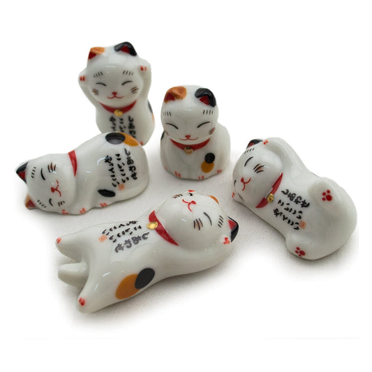 HAPPY KITTY CHOPSTICKS HOLDERS