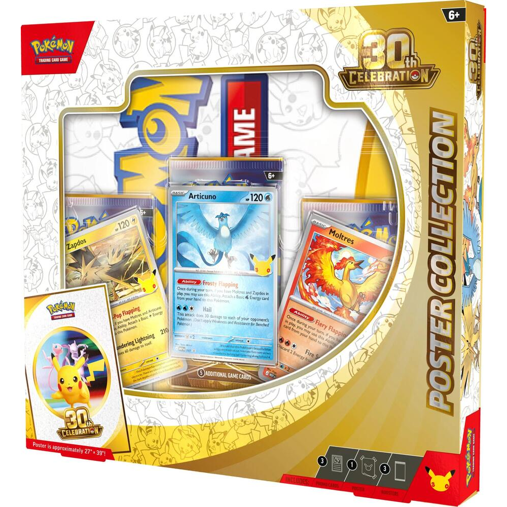 POKEMON 30TH CELEBRATION POSTER COLLECTION *LIMIT 1 PER CUSTOMER*