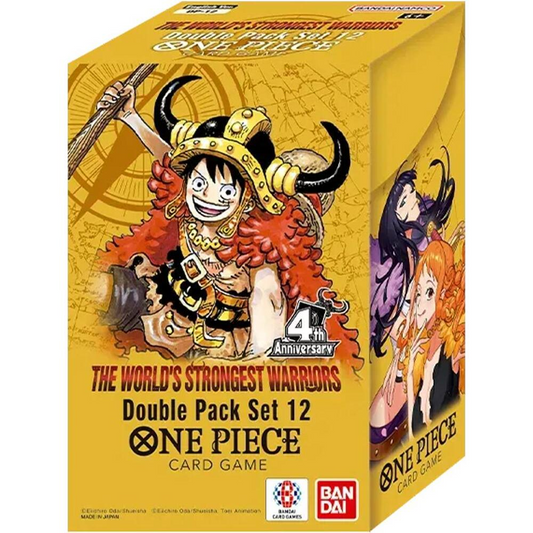 ONE PIECE THE WORLD'S STRONGEST WARRIORS DOUBLE PACK SET 12