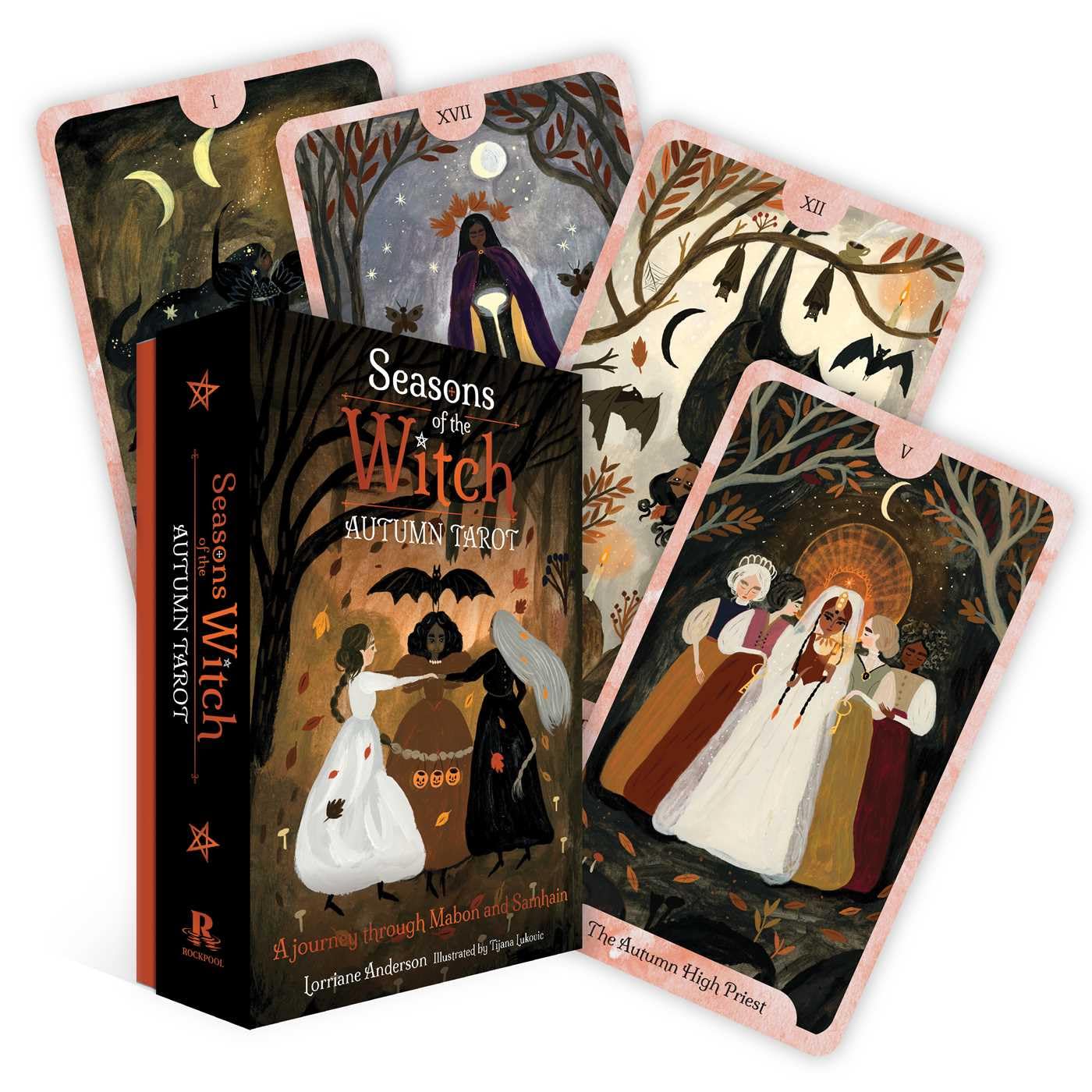 SEASONS OF THE WITCH AUTUMN TAROT: A JOURNEY THROUGH MABON BY LORRAINE ANDERSON A ND TIJANA LUKOVIC