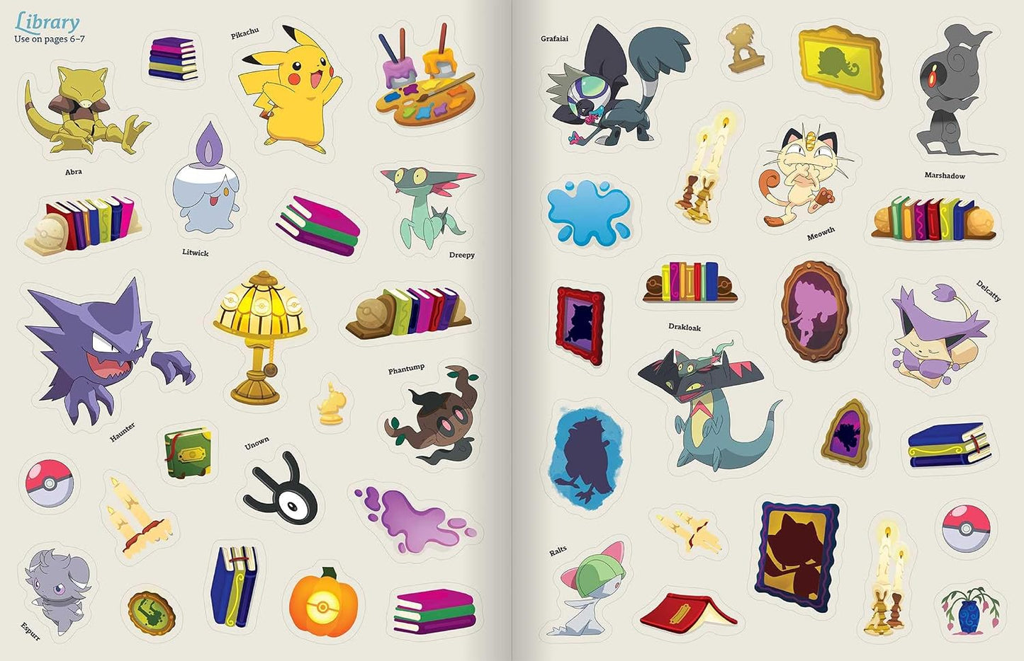 POKÉMON HALLOWEEN: THE OFFICIAL STICKER BOOK