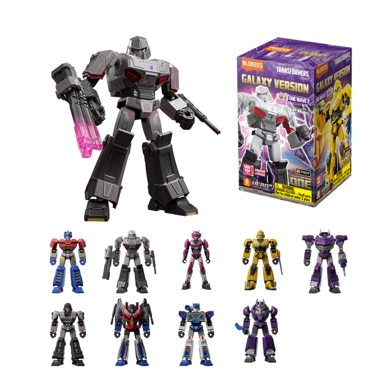 TRANSFORMERS BLOKEES GALAXY VERSION 07 ONE BLIND BOX