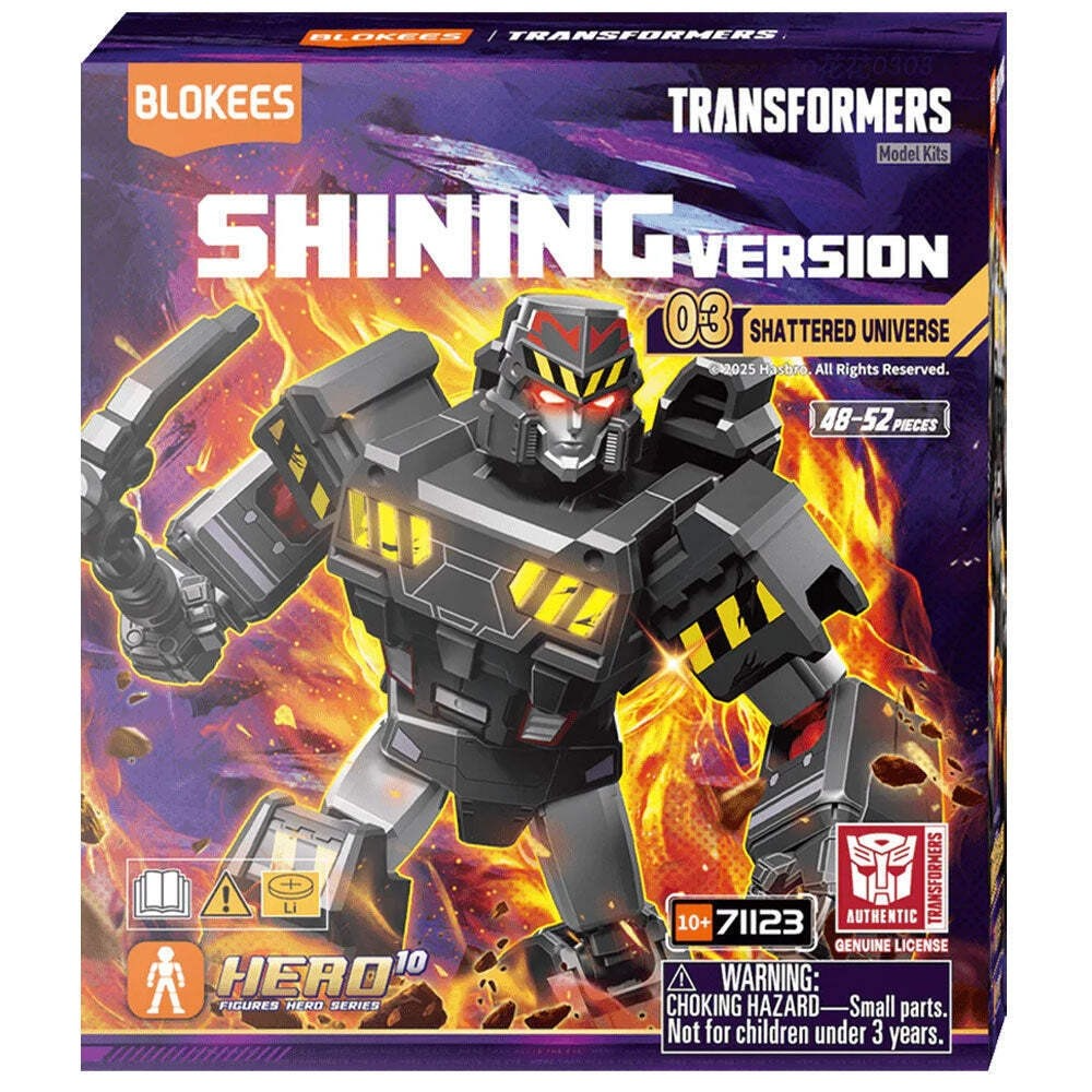 TRANSFORMERS BLOKEES SHINING VERSION 03 SHATTERED UNIVERSE BLIND BOX