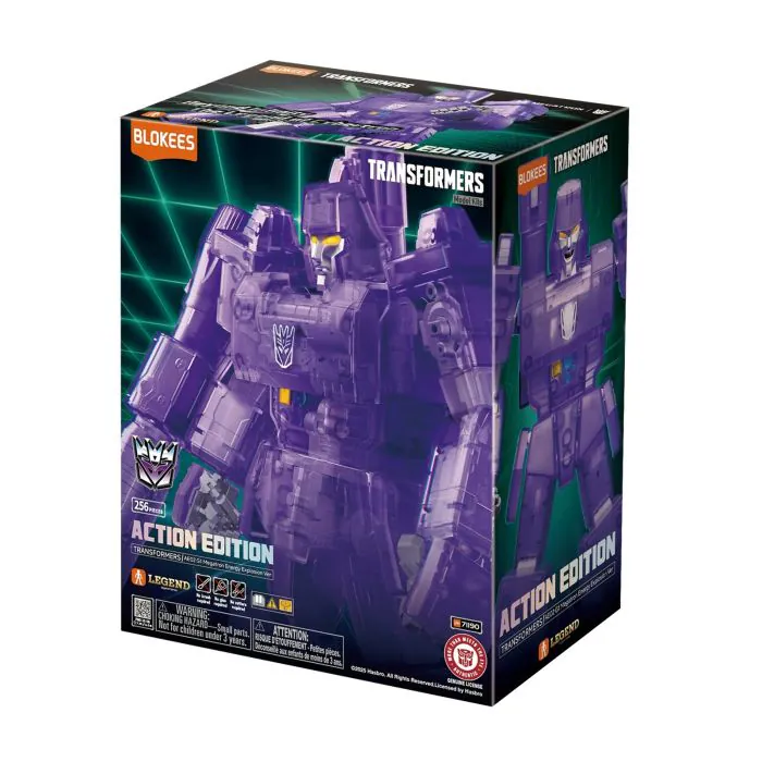 TRANSFORMERS BLOKEES ACTION EDITION 02 G1 MEGATRON ENERGY EXPLOSION VERSION