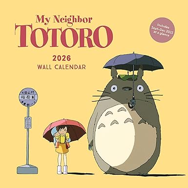 MY NEIGHBOR TOTORO 2026 WALL CALENDAR