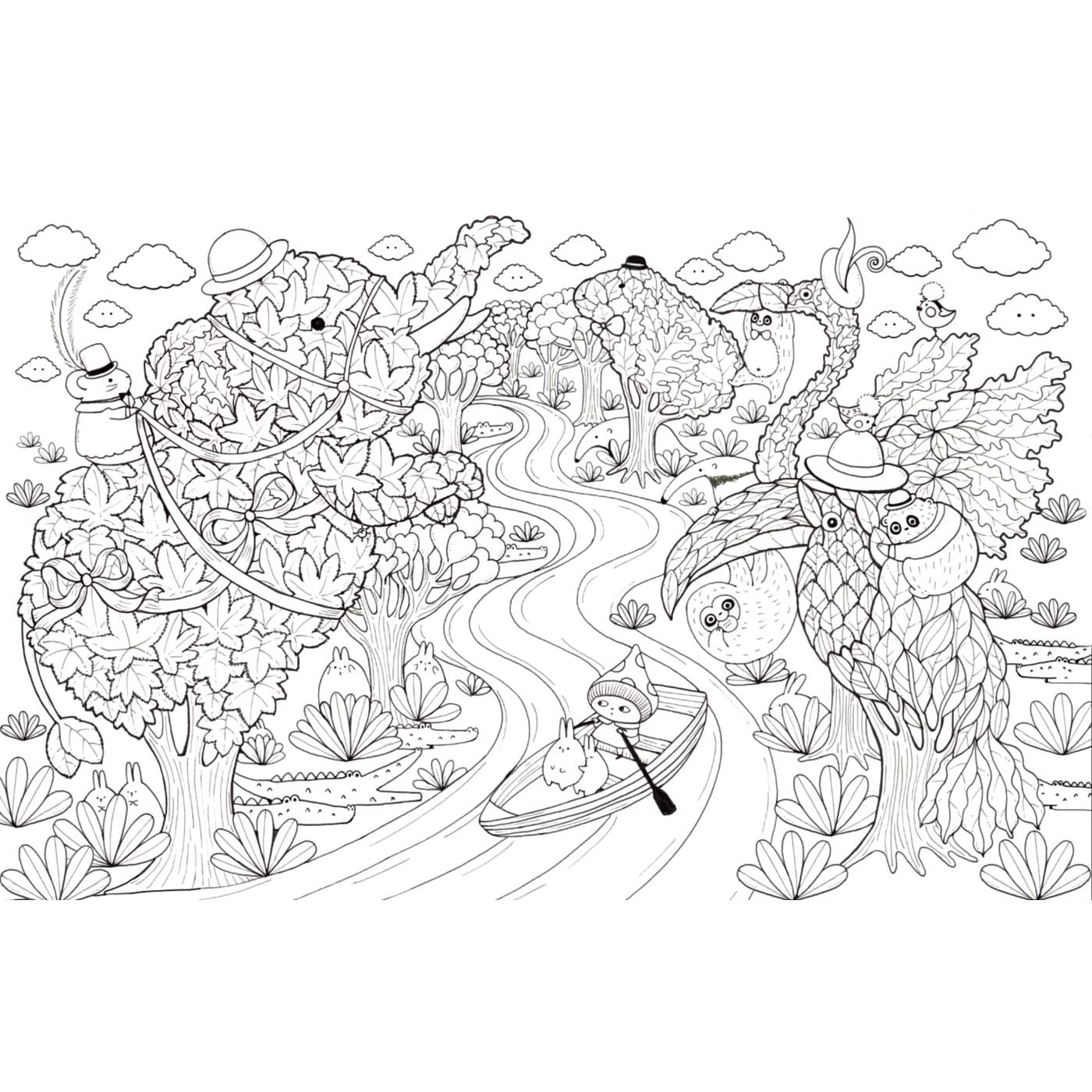 A MILLION KAWAII CUTIES COLORING BOOK