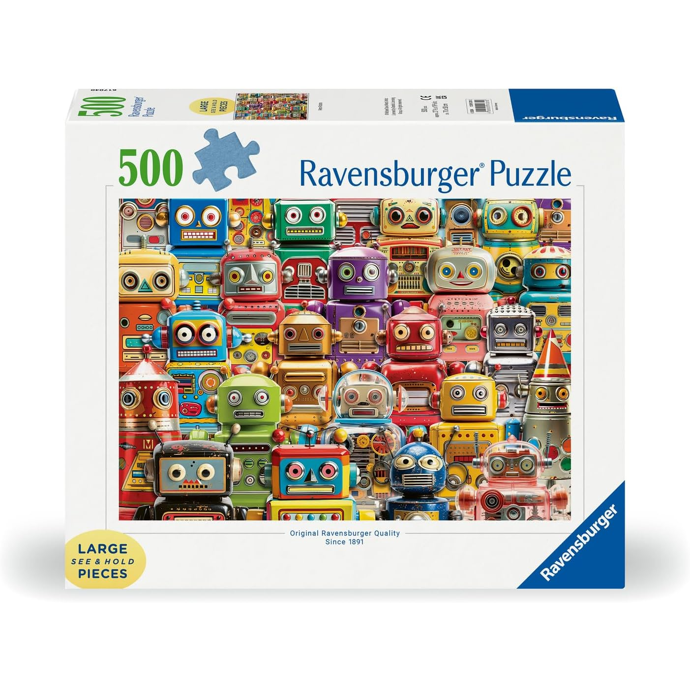 RETRO ROBOTS 500PC PUZZLE