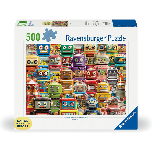 RETRO ROBOTS 500PC PUZZLE