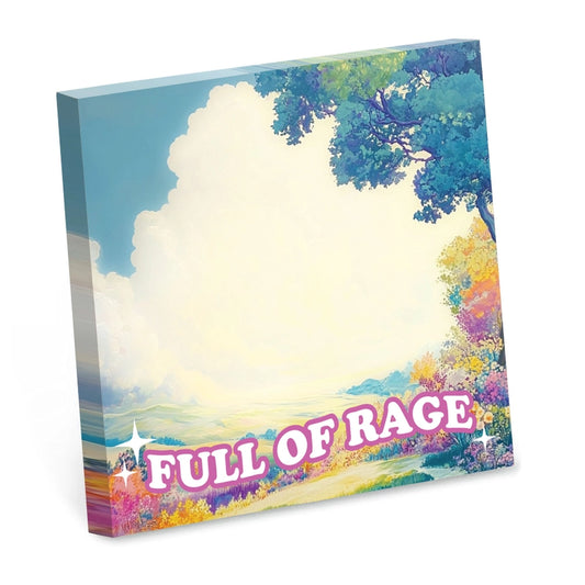 FULL OF RAGE STICKY NOTEPAD