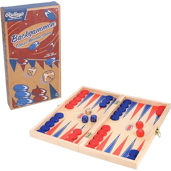 BACKGAMMON - RIDLEY'S HOUSE OF NOVELTIES RETRO DESIGN