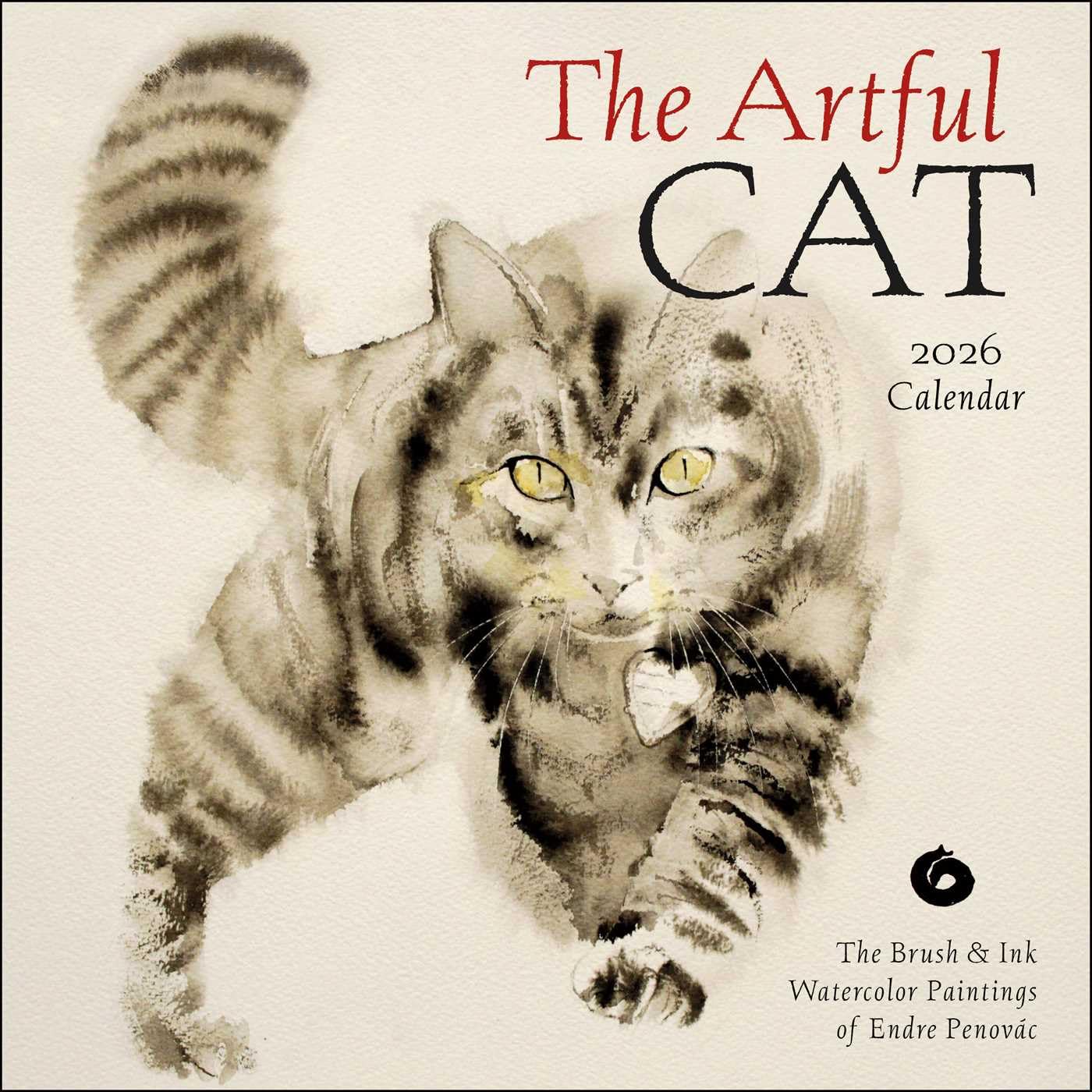 THE ARTFUL CAT WALL CALENDAR 2026