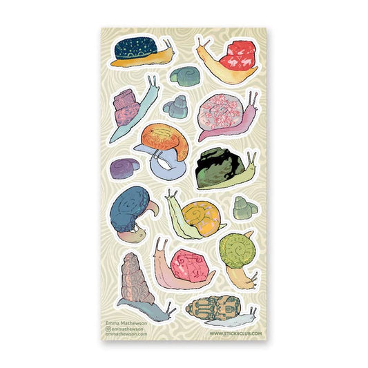 SNAIL TALES STICKER SHEET