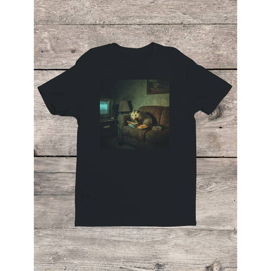 COZY OPOSSUM SNACK TIME VIBES T-SHIRT