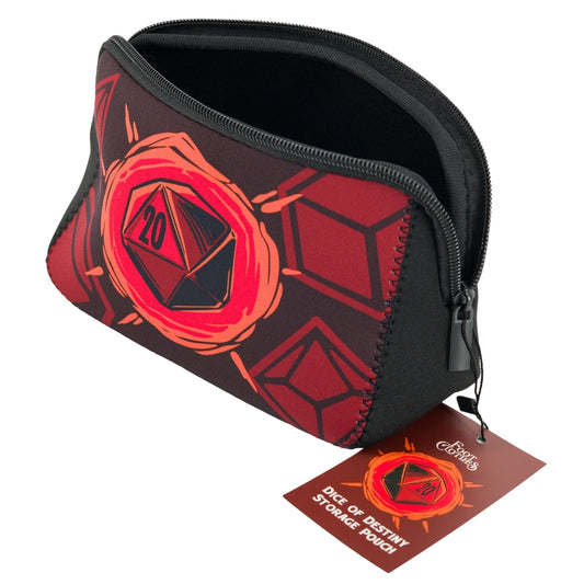 NEOPRENE ZIP POUCH DICE BAG