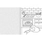 COZY WORLD COMFY KITCHEN: EASY COLORING AND STICKER SCENE FOR TEENS, YOUNG ADULTS, AND ADULTS BY KIKU REN
