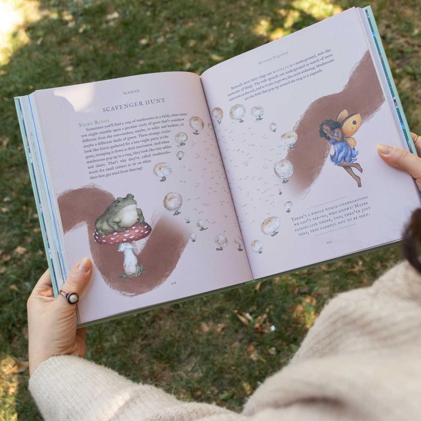 THE WHEEL OF THE YEAR: AN ILLUSTRATED GUIDE TO NATURE'S RYTHMS BY FIONA COOK AND JESSICA ROUX