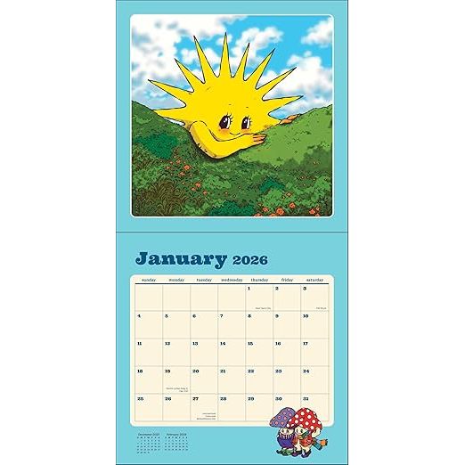 AUTUMNALWOOD 2026 WALL CALENDAR
