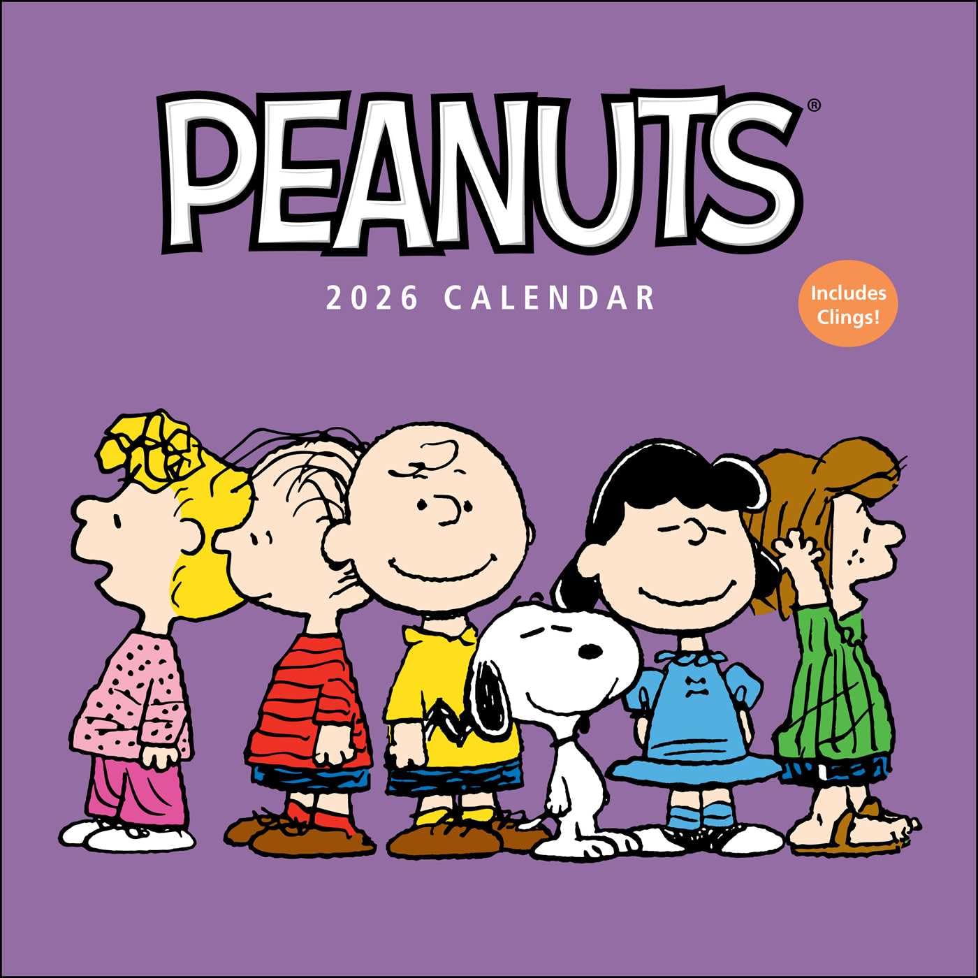 PEANUTS 2026 WALL CALENDAR