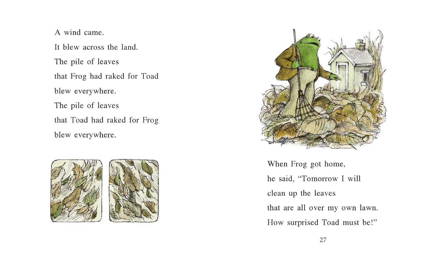 FALL DAYS WITH FROG AND TOAD: TWO CLASSIC STORIES CELEBRATING AUTUMN AND FRIENDSHIP BY ARNOLD LOBEL