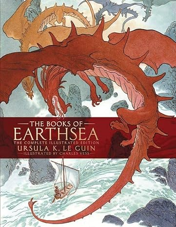 BOOKS OF EARTHSEA BY URSULA LE GUIN & ILLUSTRATED BY CHARLES VESS