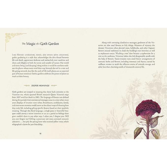 THE GOTH GARDEN: THE MYSTERY, BEAUTY, AND LORE OF DARK GARDENING BY FELICIA FEASTER